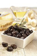 Olive oil and olives