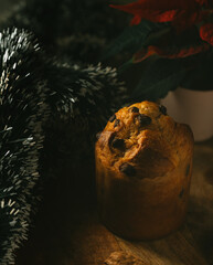 typical christmas dessert from italian pastry