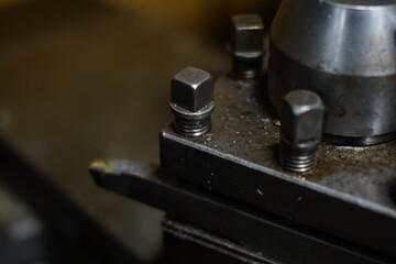 close up of a machine