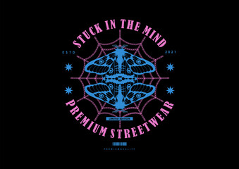 Aesthetic Graphic Design for T shirt Street Wear and Urban Style	