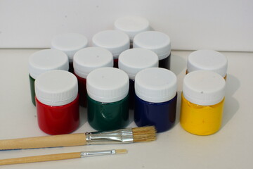 tubes of paint