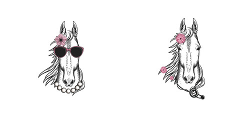 Crazy creative animal design with accessories 