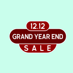 Oval frame logo icon of flash sale with simple text inside isolated on light background perfect to decorate your web or landing page to attract more customer