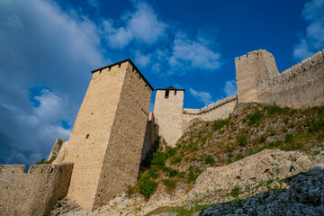 Fototapeta na wymiar Golubac fortress in Serbia