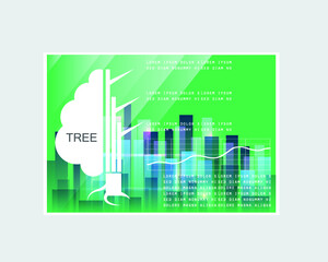 Fototapeta premium Elements for business data visualization, Modern infographic design