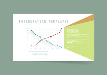 Cards for business data visualization