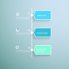 Elements for business data visualization, Modern infographic design