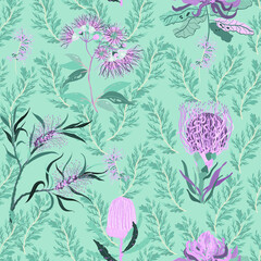 Floral seamless pattern.