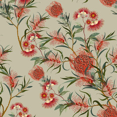 Floral seamless pattern.