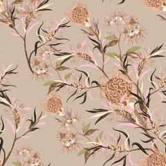 Floral seamless pattern.