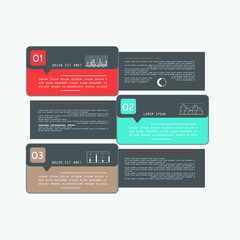 Elements for business data visualization, Modern infographic design, vector set templates