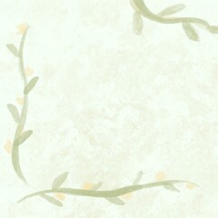 floral green background 