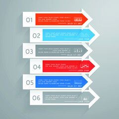 Elements for business data visualization, Modern infographic design