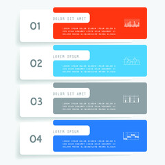 Elements for business data visualization, Modern infographic design