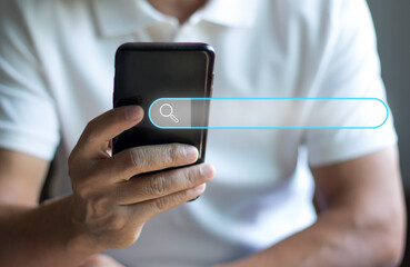 search technology Search Engine Optimization Man's Hands Using Smartphones to Find Information Using Search Console on Your Website