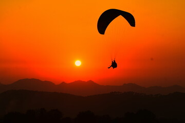 Gliding Down into the Sunset
