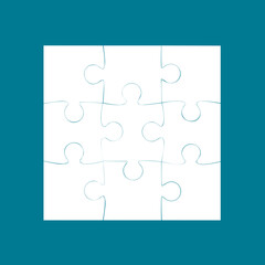 Jigsaw puzzle pieces. jigsaw puzzles with thinking puzzle games