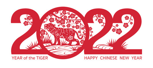 Year of the Tiger, Chinese New Year Paper Cutting