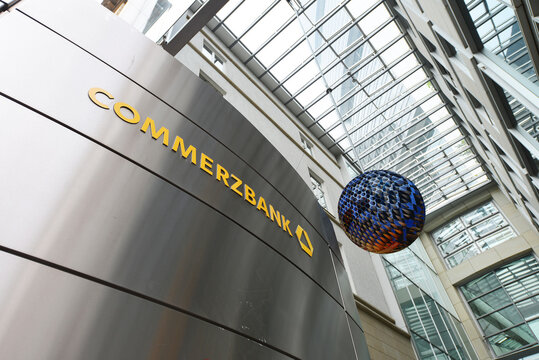 Frankfurt am Main / Germany - October 01, 2014: Headquarters of Commerzbank AG in Frankfurt, Germany