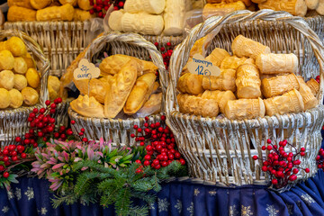 Traditional polish smoked cheese 