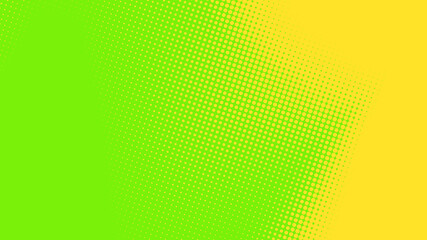 Fototapeta premium Abstract dots halftone green yellow colors pattern gradient texture background.
