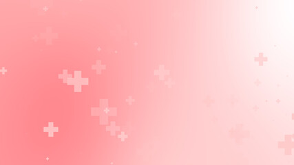 Medical health red cross pattern background. Abstract healthcare for World Blood Donor Day.