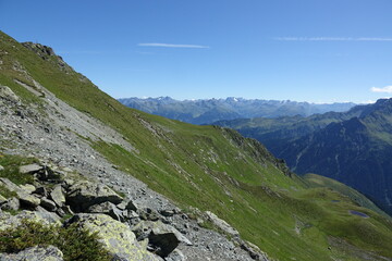 Blick vom Riedkopf im Montafon