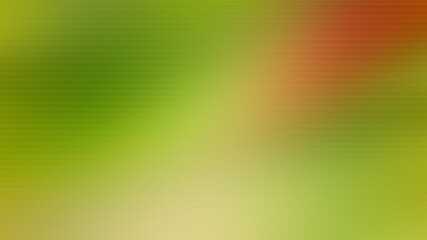 Abstract blurred background, horizontal light lines on green and