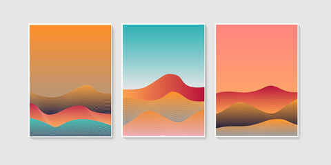 Abstract Web banner design background or header Templates, minimal concept of nature