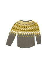 knitted Norwegian Christmas  winter sweater
