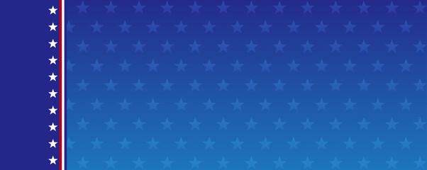 Formal style American stars and stripes design - Vector Illustration