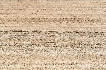 Sand texture on the beach