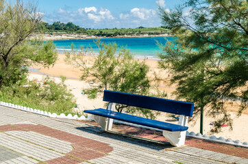 Park in Santander, Spain