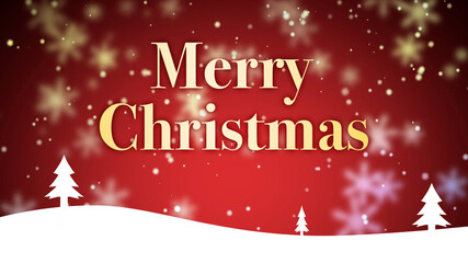 クリスマステーマ_背景_レッド