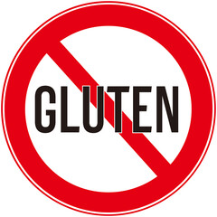 a SIGN THAT MEANS : NO GLUTEN