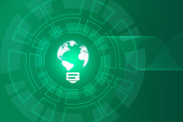 2d illustration world map abstract background