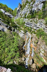Cascade dans le canyon des Ecouges - Vercors