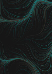Abstract Perlin Noise Geometric Pattern generative computational art illustration
