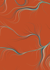 Abstract Perlin Noise Geometric Pattern generative computational art illustration