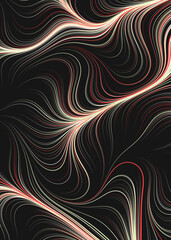 Abstract Perlin Noise Geometric Pattern generative computational art illustration