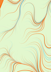 Fototapeta premium Abstract Perlin Noise Geometric Pattern generative computational art illustration
