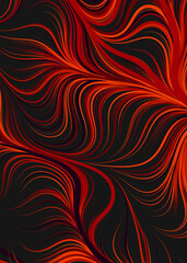 Abstract Perlin Noise Geometric Pattern generative computational art illustration