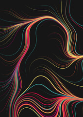 Abstract Perlin Noise Geometric Pattern generative computational art illustration