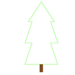 Christmas Tree Vector Image