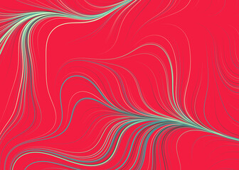 Abstract Perlin Noise Geometric Pattern generative computational art illustration