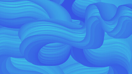 3D Fluid abstract vector trendy modern background illustration design.