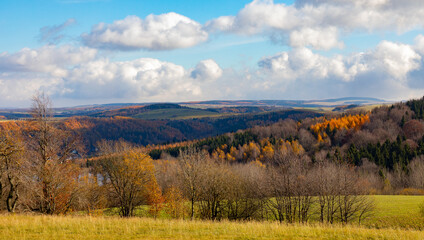 Autumn foothills