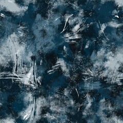 Naadloze marineblauwe en witte abstracte grungy naadloze oppervlaktepatroon ontwerp om af te drukken. Hoge kwaliteit illustratie. Textuur voor achtergrond of textiel of stof of behang of interieur.
