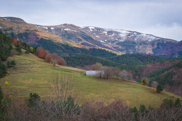 Cityscape of Selva de Irati (Navarra, Spain)