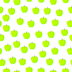 green apple seamless pattern